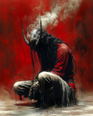 kneelingredandblack